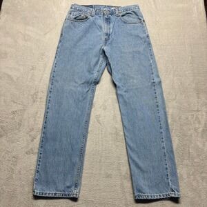 VTG Levis 505 Regular Fit Straight Leg Jeans Denim Mens 34x30 (Fits 32x31) 90s